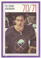 1970-71 Esso Power Players #NNO Steve Atkinson Front
