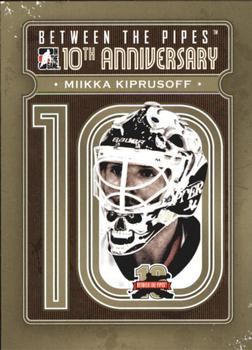2011-12 In The Game Between The Pipes - 10th Anniversary #BTPA-04 Miikka Kiprusoff Front