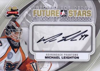 2011-12 In The Game Between The Pipes - Authentic Goaliegraph #A-ML Michael Leighton Front