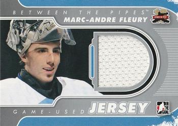 2011-12 In The Game Between The Pipes - Game Used Jersey Silver #M-28 Marc-Andre Fleury Front