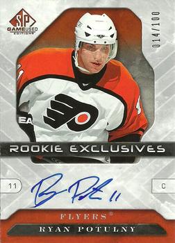 2006-07 SP Game Used - Rookie Exclusives Autographs #RE-PO Ryan Potulny Front