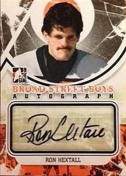 2011-12 In The Game Broad Street Boys - Autographs #A-RH Ron Hextall Front