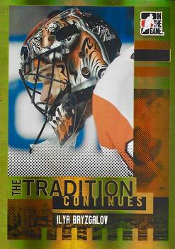 2011-12 In The Game Broad Street Boys - Gold #91 Ilya Bryzgalov Front