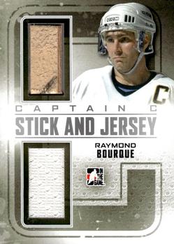 2011-12 In The Game Captain-C - Stick and Jersey Silver #SJ-19 Ray Bourque Front
