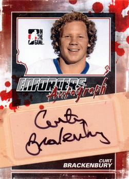 2011-12 In The Game Enforcers - Autographs #A-CB Curt Brackenbury Front