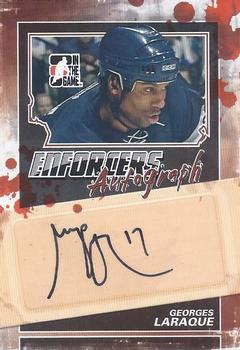 2011-12 In The Game Enforcers - Autographs #A-GL Georges Laraque Front