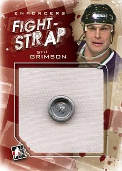 2011-12 In The Game Enforcers - Fight Straps 1/1 #FSF-17 Stu Grimson Front