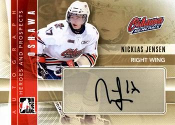 2011-12 In The Game Heroes and Prospects - Autographs #A-NJ Nicklas Jensen Front