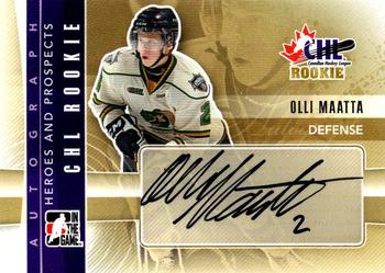2011-12 In The Game Heroes and Prospects - Autographs #A-OM Olli Maatta Front