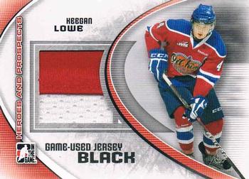 2011-12 In The Game Heroes and Prospects - Game-Used Jerseys Black #M-21 Keegan Lowe Front