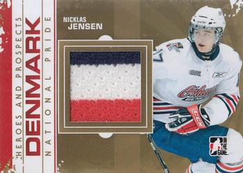 2011-12 In The Game Heroes and Prospects - National Pride Jerseys Gold #NAT-07 Nicklas Jensen Front