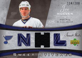 2006-07 Upper Deck Sweet Shot - Sweet Stitches #SS-JM Joe Mullen Front