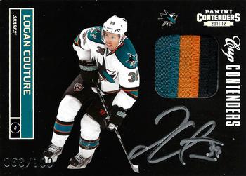 2011-12 Panini Contenders - Signature Patch #133 Logan Couture Front