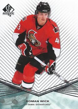 2011-12 SP Authentic - Rookie Extended #R68 Roman Wick Front