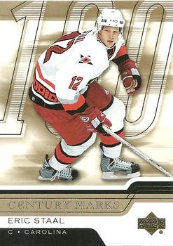 2006-07 Upper Deck - Century Marks #CM6 Eric Staal Front