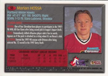 1998 Bowman Chrome CHL #53 Marian Hossa Back