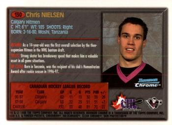 1998 Bowman Chrome CHL #130 Chris Nielsen Back