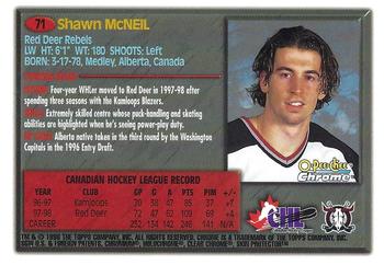 1998 Bowman Chrome CHL - OPC International #71 Shawn McNeil Back