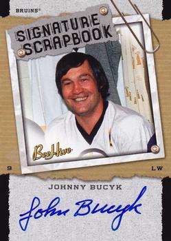 2006-07 Upper Deck Beehive - Signature Scrapbook #SS-JB Johnny Bucyk Front