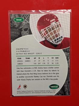 2001-02 Parkhurst - Chicago National #92 Dominik Hasek Back