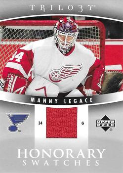 2006-07 Upper Deck Trilogy - Honorary Swatches #HS-LE Manny Legace Front