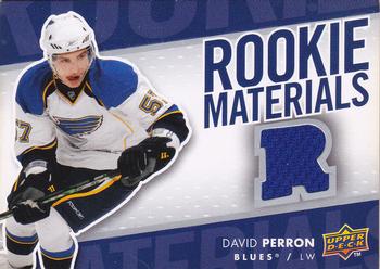 2007-08 Upper Deck - Rookie Materials #RM-DP David Perron Front