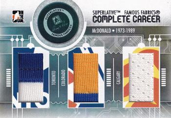 2012-13 In The Game Superlative - Famous Fabrics Complete Career Silver #CC-02 Lanny McDonald Front