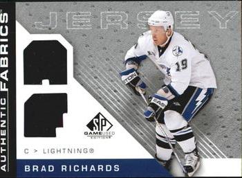 2007-08 SP Game Used - Authentic Fabrics #AF-RI Brad Richards Front