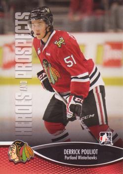 2012-13 In The Game Heroes and Prospects #130 Derrick Pouliot Front