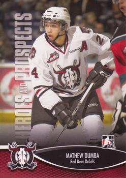 2012-13 In The Game Heroes and Prospects #137 Mathew Dumba Front