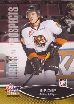 2012-13 In The Game Heroes and Prospects #46 Miles Koules Front