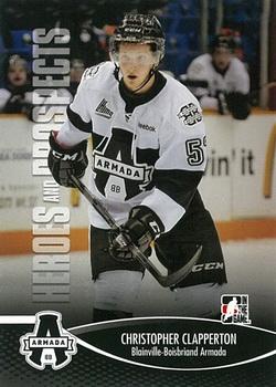 2012-13 In The Game Heroes and Prospects #90 Christopher Clapperton Front