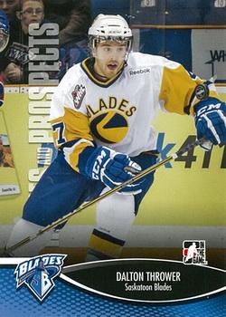 2012-13 In The Game Heroes and Prospects #140 Dalton Thrower Front