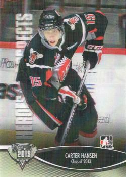 2012-13 In The Game Heroes and Prospects #188 Carter Hansen Front