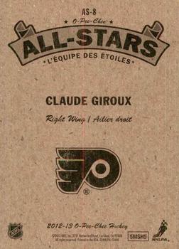 2012-13 O-Pee-Chee - All-Stars #AS-8 Claude Giroux Back