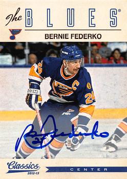 2012-13 Panini Classics Signatures - Autographs #88 Bernie Federko Front