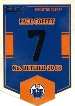 2012-13 Panini Classics Signatures - Banner Numbers #EN3 Paul Coffey Front