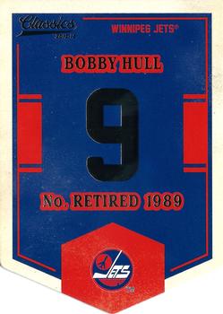2012-13 Panini Classics Signatures - Banner Numbers #EN10 Bobby Hull Front