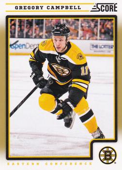 2012-13 Score - Gold Rush #70 Gregory Campbell Front