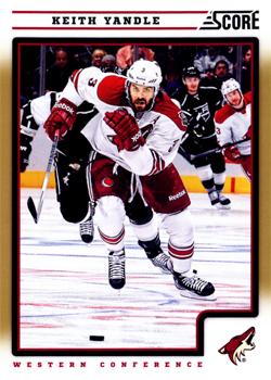 2012-13 Score - Gold Rush #357 Keith Yandle Front