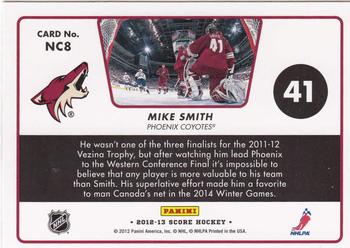 2012-13 Score - Net Cam #NC8 Mike Smith Back
