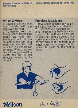 1982-83 Neilson Wayne Gretzky #49 Wrist Exercises Back