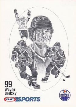 1986-87 Kraft Drawings #NNO Wayne Gretzky Front