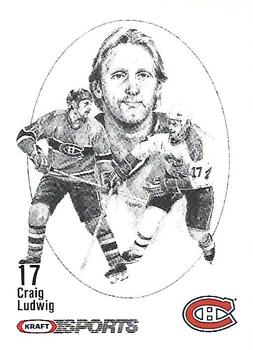 1986-87 Kraft Drawings #NNO Craig Ludwig Front