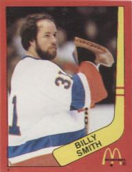 1982-83 McDonald's Stickers #4 Billy Smith Front