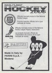 2005-06 Panini Stickers #222 Martin Lapointe Back