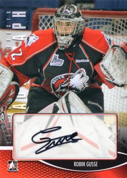 2012-13 In The Game Heroes and Prospects - Autographs #A-RG Robin Gusse Front