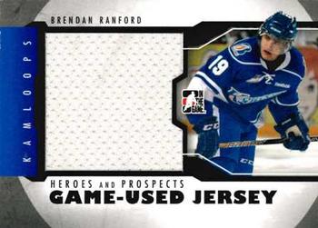 2012-13 In The Game Heroes and Prospects - Jersey Black #M-39 Brendan Ranford Front