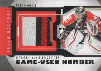 2012-13 In The Game Heroes and Prospects - Jersey Number #M-44 Robin Gusse Front
