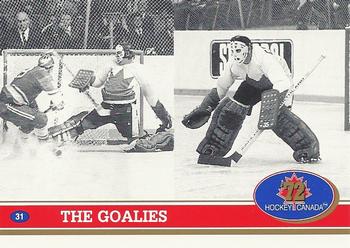 1991-92 Future Trends Canada ’72 #31 The Goalies Front